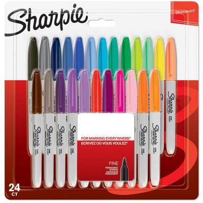 Sharpie, Marqueur, Marqueur (24x) - Publicité Sharpie, Marqueur, Marqueur (24x) - Publicité