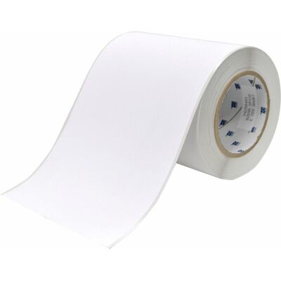 Brady, Rouleau d’étiquettes, J40C-6000-7425J, polypropylène, blanc, mat, 152,40 mm x 30,48 m, permanent, continu (158.75 mm) - Publicité Brady, Rouleau d’étiquettes, J40C-6000-7425J, polypropylène, blanc, mat, 152,40 mm x 30,48 m, permanent, continu (158.75 mm) - Publicité