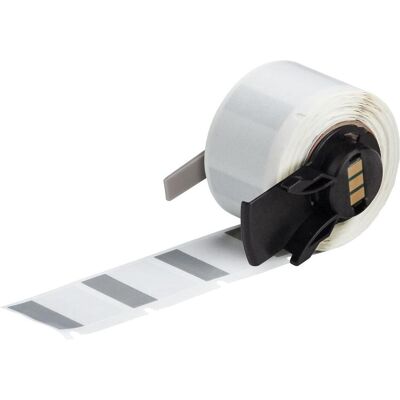 Brady, Rouleau d’étiquettes, M6-19-427-GY, vinyle, auto-adhésif, gris/transparent, mat, 25.40 x 9.53(25.40) mm, pour (33.32 mm) - Publicité Brady, Rouleau d’étiquettes, M6-19-427-GY, vinyle, auto-adhésif, gris/transparent, mat, 25.40 x 9.53(25.40) mm, pour (33.32 mm) - Publicité