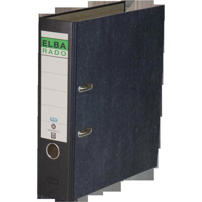 Elba, Classeur, Classeur rado 100081018 DIN A4 80mm carton noir (100081018) (A4, 80 mm, 1 pcs) - Publicité Elba, Classeur, Classeur rado 100081018 DIN A4 80mm carton noir (100081018) (A4, 80 mm, 1 pcs) - Publicité