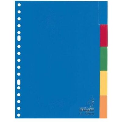 Kangaro, Classeur : accessoires, Intercalaires vierges DIN A5 Couleur assortie 5 pièces PP (polypropylène) - Publicité Kangaro, Classeur : accessoires, Intercalaires vierges DIN A5 Couleur assortie 5 pièces PP (polypropylène) - Publicité