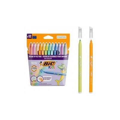 Bic, Écriture + dessin, Kid Couleur Pastellstifte 12 Stück (12x) - Publicité Bic, Écriture + dessin, Kid Couleur Pastellstifte 12 Stück (12x) - Publicité