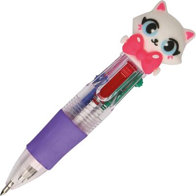Online, Stylo, Stylo à bille Mini Multipen 4in1 Chat (3x) - Publicité Online, Stylo, Stylo à bille Mini Multipen 4in1 Chat (3x) - Publicité