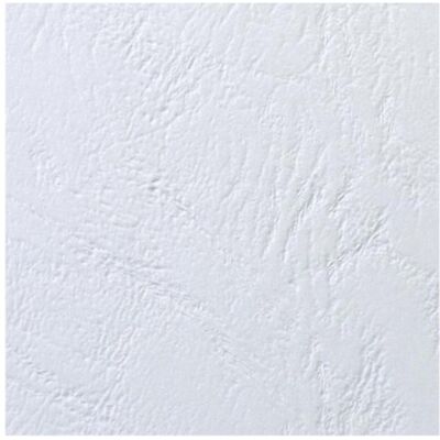 GBC Matériau du revêtement en cuirGrain, Relieuse : accessoires, Blanc - Publicité GBC Matériau du revêtement en cuirGrain, Relieuse : accessoires, Blanc - Publicité