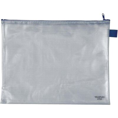 Veloflex, Porte-documents, Pochette zippée A4 - Transparente (Pochette zippée) (A4) - Publicité Veloflex, Porte-documents, Pochette zippée A4 - Transparente (Pochette zippée) (A4) - Publicité