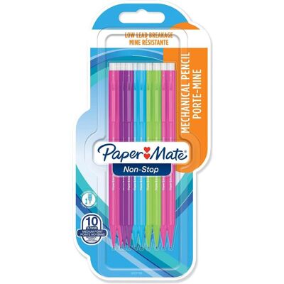 Paper Mate, Crayon à papier + critérium, Crayon à mine fine Non-Stop 10er 0,7mm Blister (0.70 mm, HB, 10x) - Publicité Paper Mate, Crayon à papier + critérium, Crayon à mine fine Non-Stop 10er 0,7mm Blister (0.70 mm, HB, 10x) - Publicité