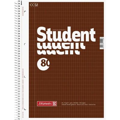 Brunnen, Cahier + bloc-notes, Collegeblock Student Règle 23 rugueux DIN A4 marge intérieure (A4) - Publicité Brunnen, Cahier + bloc-notes, Collegeblock Student Règle 23 rugueux DIN A4 marge intérieure (A4) - Publicité