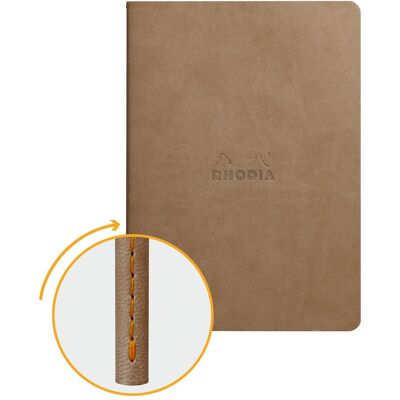 Rhodia, Cahier + bloc-notes, Carnets et cahiers Rhodiarama (A5, À rayures, Couverture rigide) - Publicité Rhodia, Cahier + bloc-notes, Carnets et cahiers Rhodiarama (A5, À rayures, Couverture rigide) - Publicité