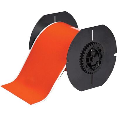 Brady, Rouleau d’étiquettes, B30C-4000-584-OR, ruban vinyle réfléchissant, orange, brillant, 101.60 mm x 15.24 m, permanent (107.95 mm) - Publicité Brady, Rouleau d’étiquettes, B30C-4000-584-OR, ruban vinyle réfléchissant, orange, brillant, 101.60 mm x 15.24 m, permanent (107.95 mm) - Publicité