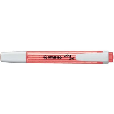 STABILO, Marqueur, Surligneur Swing Cool Red, 1 pièce (1x) - Publicité STABILO, Marqueur, Surligneur Swing Cool Red, 1 pièce (1x) - Publicité