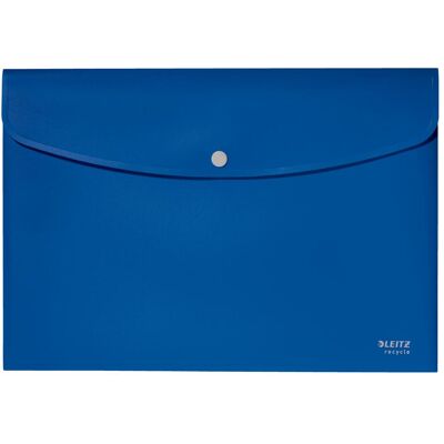 Leitz, Porte-documents, Chemise à rabats pour documents A4 Bleu (A4) - Publicité Leitz, Porte-documents, Chemise à rabats pour documents A4 Bleu (A4) - Publicité