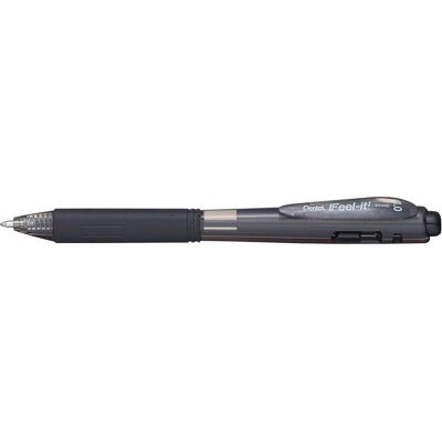 Pentel, Stylo, Sentez-le! WOW! Black Retractable clip biros 12 pièce(s) (12x) - Publicité Pentel, Stylo, Sentez-le! WOW! Black Retractable clip biros 12 pièce(s) (12x) - Publicité