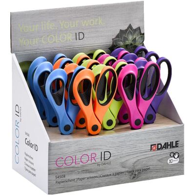 Dahle, Ciseaux, Ciseaux universels Display Ciseaux à papier 8" 54580 COLOR ID (20.32 cm) - Publicité Dahle, Ciseaux, Ciseaux universels Display Ciseaux à papier 8" 54580 COLOR ID (20.32 cm) - Publicité