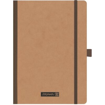Brunnen, Cahier + bloc-notes, Cahier FACT!plus DIN A5 pointillé marron 96 fls (A5) - Publicité Brunnen, Cahier + bloc-notes, Cahier FACT!plus DIN A5 pointillé marron 96 fls (A5) - Publicité