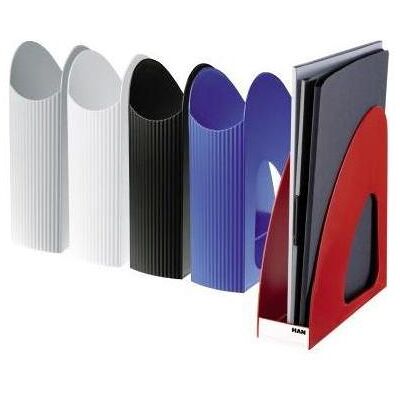 Han, Archivage + classement, Porte-revues TWIN 7,6x25,6x23,9 cm (lxhxp) DIN C4 Matière : polystyrène bleu (C4) - Publicité Han, Archivage + classement, Porte-revues TWIN 7,6x25,6x23,9 cm (lxhxp) DIN C4 Matière : polystyrène bleu (C4) - Publicité