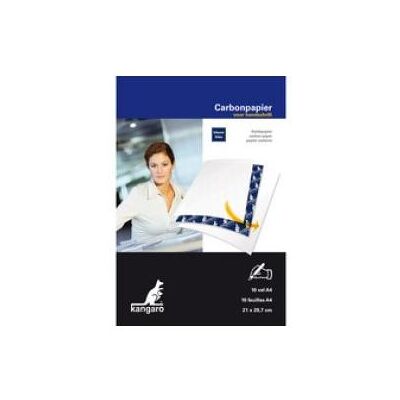 Papier carbone Kangaro - A4 Bleu Pack de 10 feuilles - Publicité Papier carbone Kangaro - A4 Bleu Pack de 10 feuilles - Publicité