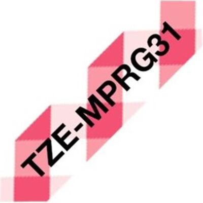 Brother Ruban d'étiquetage, Tze-Mprg31 (1.20 cm, Blanc, Noir, Rouge) - Publicité Brother Ruban d'étiquetage, Tze-Mprg31 (1.20 cm, Blanc, Noir, Rouge) - Publicité