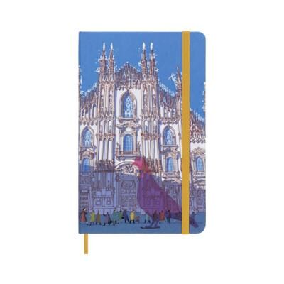 Moleskine, Cahier + bloc-notes, Iammilannotebookruled (A5, À rayures, Couverture rigide) - Publicité Moleskine, Cahier + bloc-notes, Iammilannotebookruled (A5, À rayures, Couverture rigide) - Publicité