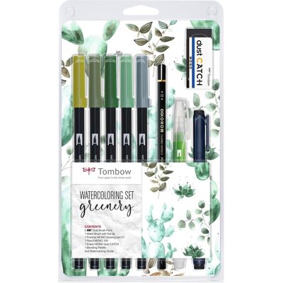 Tombow, Écriture + dessin, kit d'aquarelle (5x) - Publicité Tombow, Écriture + dessin, kit d'aquarelle (5x) - Publicité