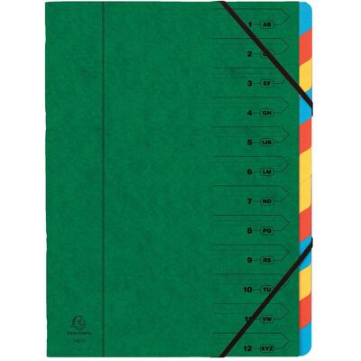 Exacompta, Porte-documents, Classeur Manila Carton A42Compartiments avec élastique (A4, 1x) - Publicité Exacompta, Porte-documents, Classeur Manila Carton A42Compartiments avec élastique (A4, 1x) - Publicité