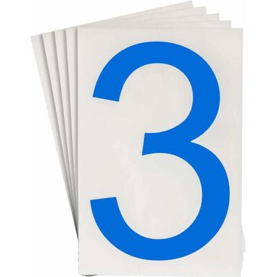 Brady, Étiquettes, Étiquettes ToughStripe avec numéros et lettres, bleu - Publicité Brady, Étiquettes, Étiquettes ToughStripe avec numéros et lettres, bleu - Publicité