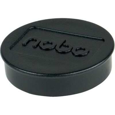 Nobo, Aimant, Aimant rond 38mm 1915312 noir 10 pièces (10x) - Publicité Nobo, Aimant, Aimant rond 38mm 1915312 noir 10 pièces (10x) - Publicité