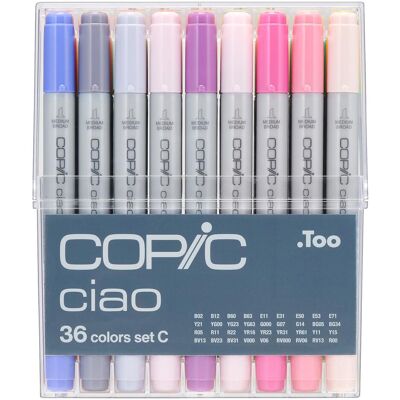Copic, Marqueur, Ciao 36 Set C (36x) - Publicité Copic, Marqueur, Ciao 36 Set C (36x) - Publicité