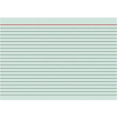 Brunnen, Fiche, Fiche DIN A5 ligné vert 100 pcs/paquet (A5, 180 g/m²) - Publicité Brunnen, Fiche, Fiche DIN A5 ligné vert 100 pcs/paquet (A5, 180 g/m²) - Publicité