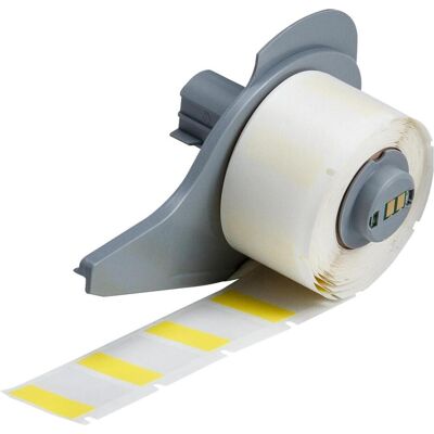 Brady, Rouleau d’étiquettes, M7-19-427-YL, vinyle, auto-adhésif, jaune/transparent, mat, 25.40 x 9.53(25.40) mm, pour (33.32 mm) - Publicité Brady, Rouleau d’étiquettes, M7-19-427-YL, vinyle, auto-adhésif, jaune/transparent, mat, 25.40 x 9.53(25.40) mm, pour (33.32 mm) - Publicité
