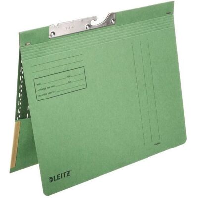 Leitz, Porte-documents, Classeur à levier, avec pochette, A4, vert (A4, 50x) - Publicité Leitz, Porte-documents, Classeur à levier, avec pochette, A4, vert (A4, 50x) - Publicité