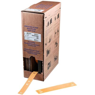 Brady, Rouleau d’étiquettes, BM7-10x60-7643-OR, Étiquettes Heatex, orange, mat, 10.00 x 60.00 mm, non adhésives, gros rouleau (10 mm) - Publicité Brady, Rouleau d’étiquettes, BM7-10x60-7643-OR, Étiquettes Heatex, orange, mat, 10.00 x 60.00 mm, non adhésives, gros rouleau (10 mm) - Publicité
