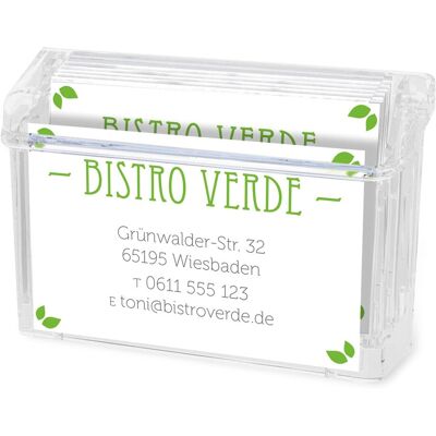 Deflecto, Porte-cartes, Porte-cartes de visite "Grab-a-Card - Publicité Deflecto, Porte-cartes, Porte-cartes de visite "Grab-a-Card - Publicité