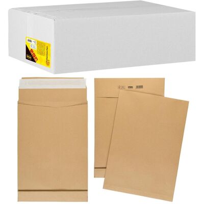 Idena, Pochette d'expédition + enveloppe à bulles, FT E4 marron 100er 4cm fond hk o.F. FSC-Rec (100 pcs) - Publicité Idena, Pochette d'expédition + enveloppe à bulles, FT E4 marron 100er 4cm fond hk o.F. FSC-Rec (100 pcs) - Publicité