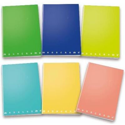 Pigna, Cahier + bloc-notes, Lot de 10 cahiers monochromes verts (A4, Couverture souple) - Publicité Pigna, Cahier + bloc-notes, Lot de 10 cahiers monochromes verts (A4, Couverture souple) - Publicité