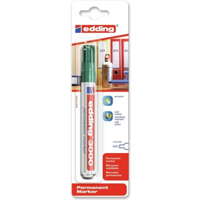 Magni, Marqueur, Marqueur permanent 3000 1,5-3mm vert blister (1x) - Publicité Magni, Marqueur, Marqueur permanent 3000 1,5-3mm vert blister (1x) - Publicité