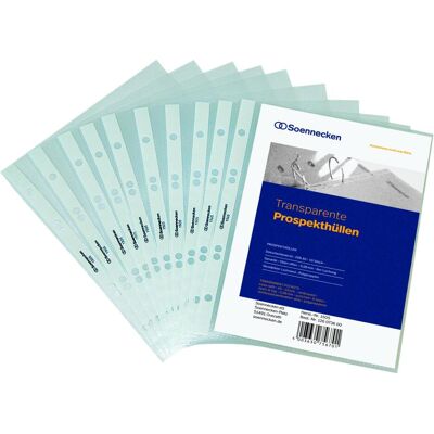 Soennecken, Porte-documents, Pochette 1506 DIN A5 PP transparent 100 pcs/paquet (A4, 1x) - Publicité Soennecken, Porte-documents, Pochette 1506 DIN A5 PP transparent 100 pcs/paquet (A4, 1x) - Publicité