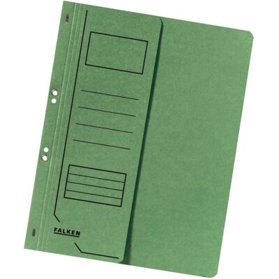 Falken, Porte-documents, 50 Chemises à oeillets carton vert A4 (A4, 50x) - Publicité Falken, Porte-documents, 50 Chemises à oeillets carton vert A4 (A4, 50x) - Publicité