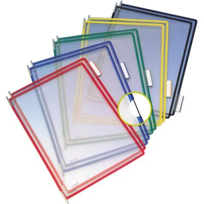 Tarifold, Panneau d'information, tdisplay Panneau à pivot, DIN A4, couleurs assorties Panneau de visualisation en plastique, avec des - Publicité Tarifold, Panneau d'information, tdisplay Panneau à pivot, DIN A4, couleurs assorties Panneau de visualisation en plastique, avec des - Publicité