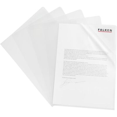 Protège-documents Falken - 100 pochettes A4 transparentes - Publicité Protège-documents Falken - 100 pochettes A4 transparentes - Publicité