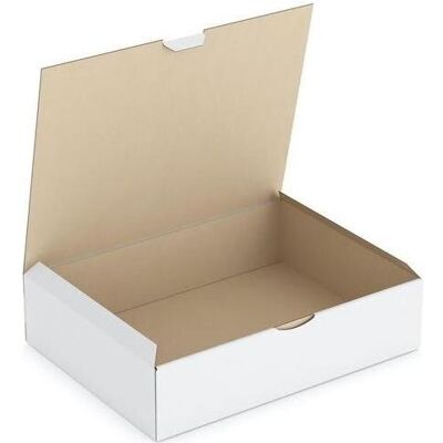 Rajapack, Emballage + boîte d'expédition, Raja Carton d'expédition à 1 cannelure Carton 250 (L) x 80 (P) x 330 (H) mm Blanc (50 pcs, 25 x 8 x 33 cm) - Publicité Rajapack, Emballage + boîte d'expédition, Raja Carton d'expédition à 1 cannelure Carton 250 (L) x 80 (P) x 330 (H) mm Blanc (50 pcs, 25 x 8 x 33 cm) - Publicité