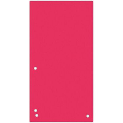 Donau, Classeur : accessoires, Intercalaires, carton, 1/3 a4, 235x105mm, 100pcs, rouge - Publicité Donau, Classeur : accessoires, Intercalaires, carton, 1/3 a4, 235x105mm, 100pcs, rouge - Publicité