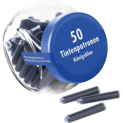 Pelikan Cartouche de rechange + encrier, Cartouche d'encre dans le verre (Bleu, 50 pcs) - Publicité Pelikan Cartouche de rechange + encrier, Cartouche d'encre dans le verre (Bleu, 50 pcs) - Publicité