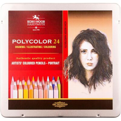 KOH-I-NOOR Portrait 24 Crayons de couleur - Crayons de couleur - Publicité KOH-I-NOOR Portrait 24 Crayons de couleur - Crayons de couleur - Publicité