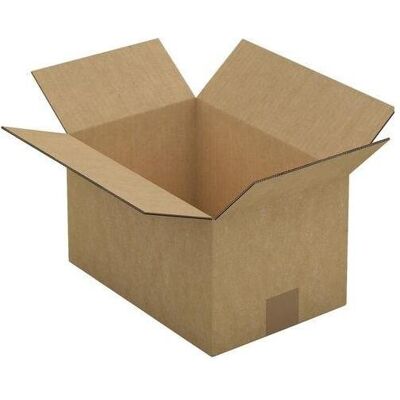 Rajapack, Emballage + boîte d'expédition, Raja Carton d'expédition à 1 cannelure Carton 120 (L) x 110 (P) x 160 (H) mm Marron (25 pcs, 12 x 11 x 11 cm) - Publicité Rajapack, Emballage + boîte d'expédition, Raja Carton d'expédition à 1 cannelure Carton 120 (L) x 110 (P) x 160 (H) mm Marron (25 pcs, 12 x 11 x 11 cm) - Publicité