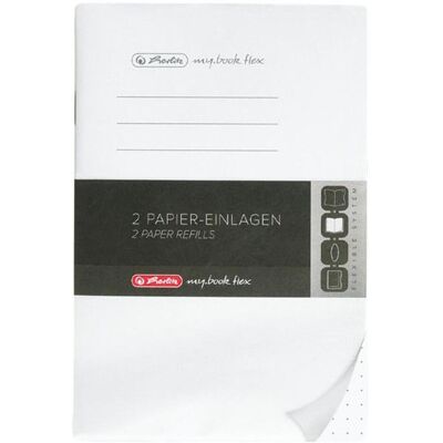Herlitz, Cahier + bloc-notes, 50033812 Carnet de notes 80 feuilles (A6, Blanc) - Publicité Herlitz, Cahier + bloc-notes, 50033812 Carnet de notes 80 feuilles (A6, Blanc) - Publicité