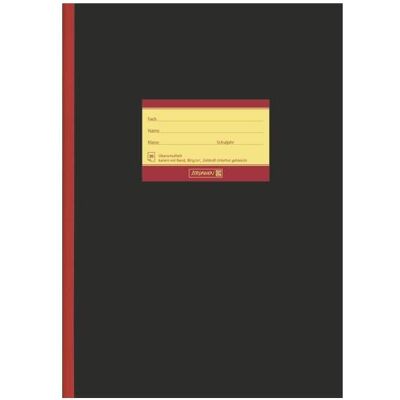 Brunnen, Cahier + bloc-notes, Cahier d'écolier A4 20 feuilles quadrillées Règle 26 noir avec marge rouge (A4, Couverture souple) - Publicité Brunnen, Cahier + bloc-notes, Cahier d'écolier A4 20 feuilles quadrillées Règle 26 noir avec marge rouge (A4, Couverture souple) - Publicité
