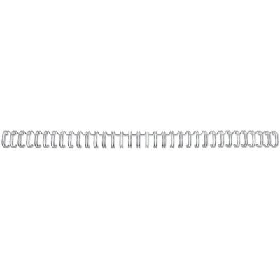 GBC Fil de ligature 9,5mm, 34 anneaux, argent, 100 pcs., Relieuse : accessoires, Argent - Publicité GBC Fil de ligature 9,5mm, 34 anneaux, argent, 100 pcs., Relieuse : accessoires, Argent - Publicité