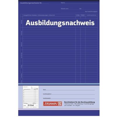 Brunnen, Bulletin de versement, Justificatif de formation, inscriptions quotidiennes Carnet de formulaires (28x) - Publicité Brunnen, Bulletin de versement, Justificatif de formation, inscriptions quotidiennes Carnet de formulaires (28x) - Publicité