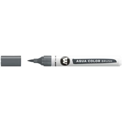 Molotow, Écriture + dessin, Crayon aquarelle Color Brush Aqua 1-2 mm gris froid (1x) - Publicité Molotow, Écriture + dessin, Crayon aquarelle Color Brush Aqua 1-2 mm gris froid (1x) - Publicité