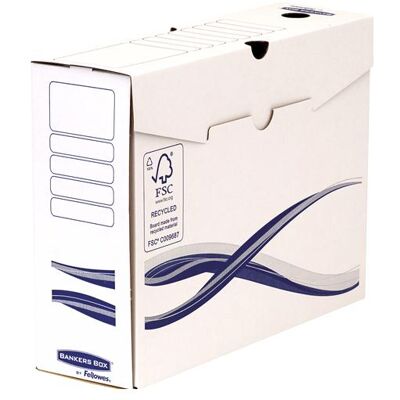 Fellowes Archivage + classement, Basic A4+ Boîte d'archives 100mm (paquet de 10) (A4) - Publicité Fellowes Archivage + classement, Basic A4+ Boîte d'archives 100mm (paquet de 10) (A4) - Publicité